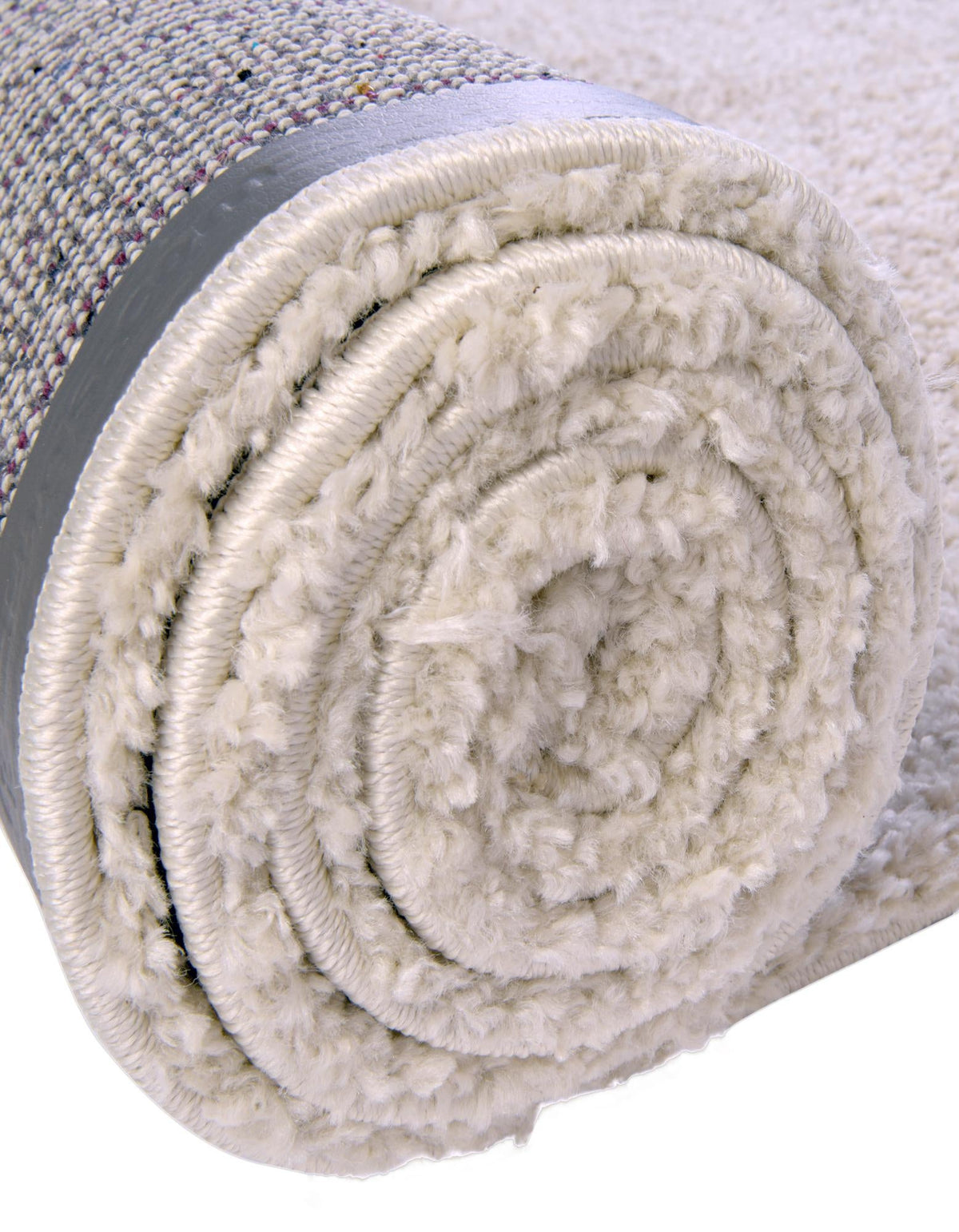 Cozy Comfort Shag Collection Area Rug - Haven (Oatmeal Beige) Oval Oatmeal Beige  lifestyle 108