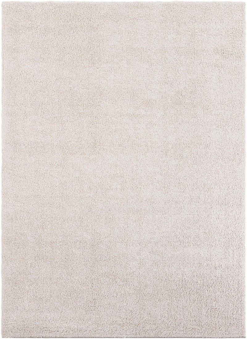 Solid Shag Seaside Collection Area Rug - Azure Cove (Ivory) Rectangle Ivory Main