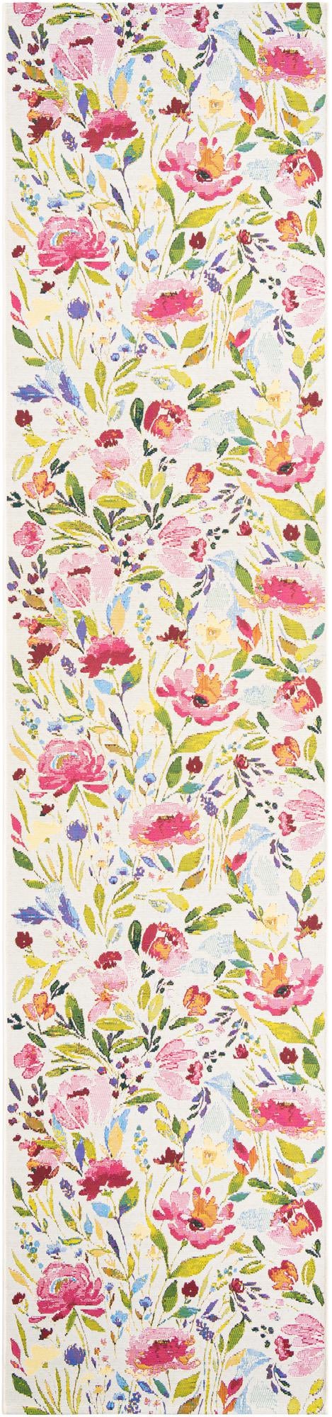 Garden Terrace Escape Collection Area Rug -  Meadow Runner Multi  lifestyle 19