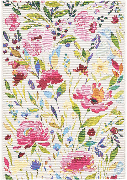 Garden Terrace Escape Collection Area Rug -  Meadow Rectangle Multi Main
