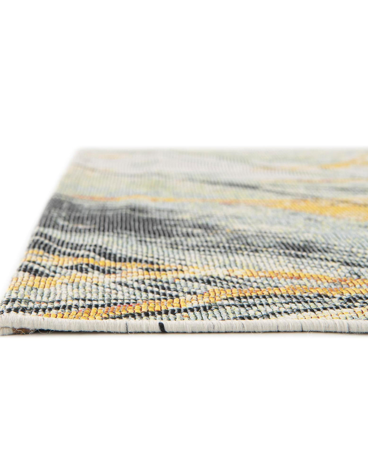 Garden Terrace Escape Collection Area Rug -  Blossom Rectangle Gray Ivory Yellow  lifestyle 7