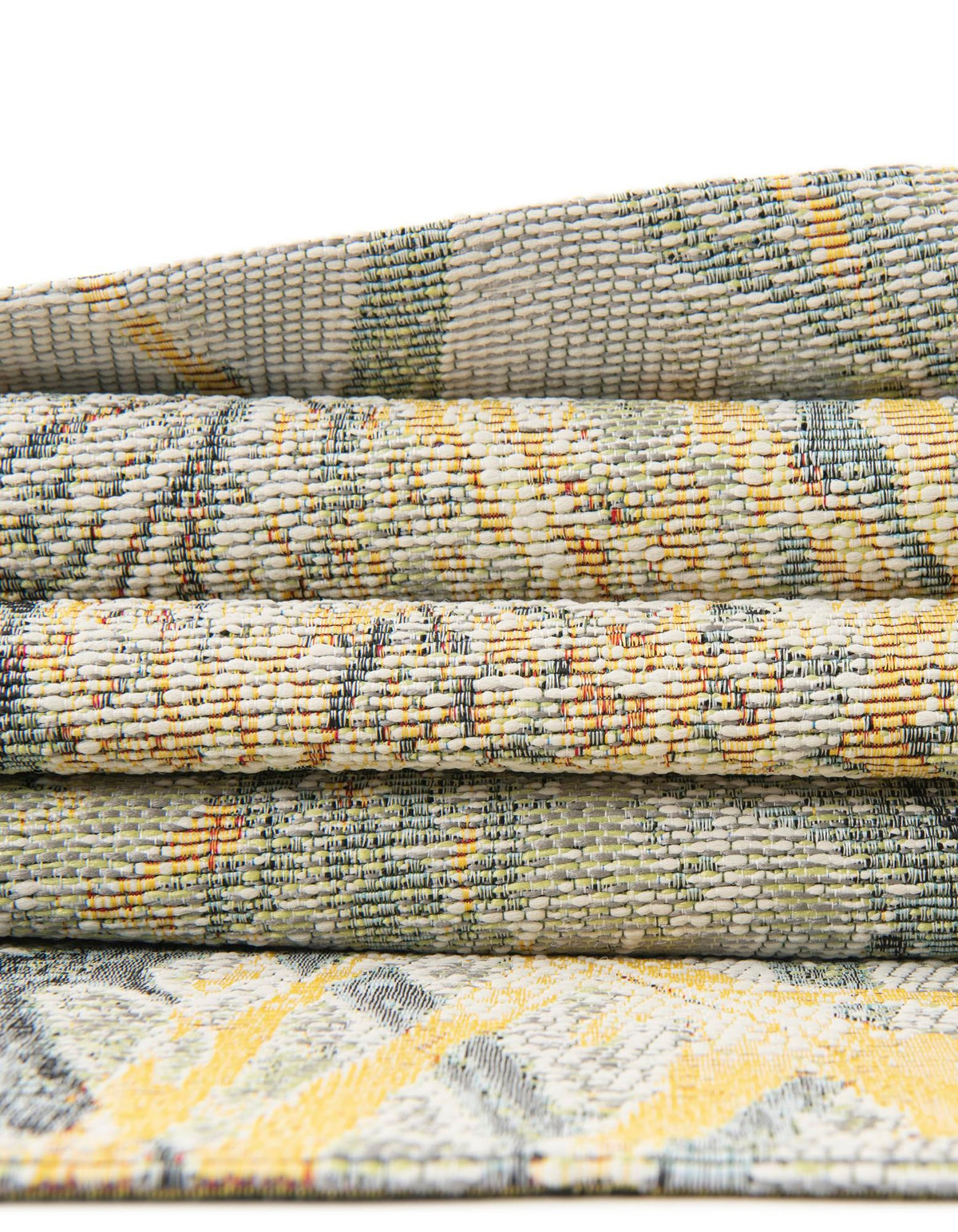 Garden Terrace Escape Collection Area Rug -  Blossom Rectangle Gray Ivory Yellow  lifestyle 14