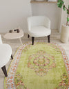 Geneva Terrace Collection Area Rug -  Yverdon Oval Green  lifestyle 79