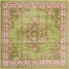 Geneva Terrace Collection Area Rug -  Yverdon Square Green  lifestyle 30