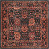 Geneva Terrace Collection Area Rug -  Lausanne Square Black  lifestyle 41