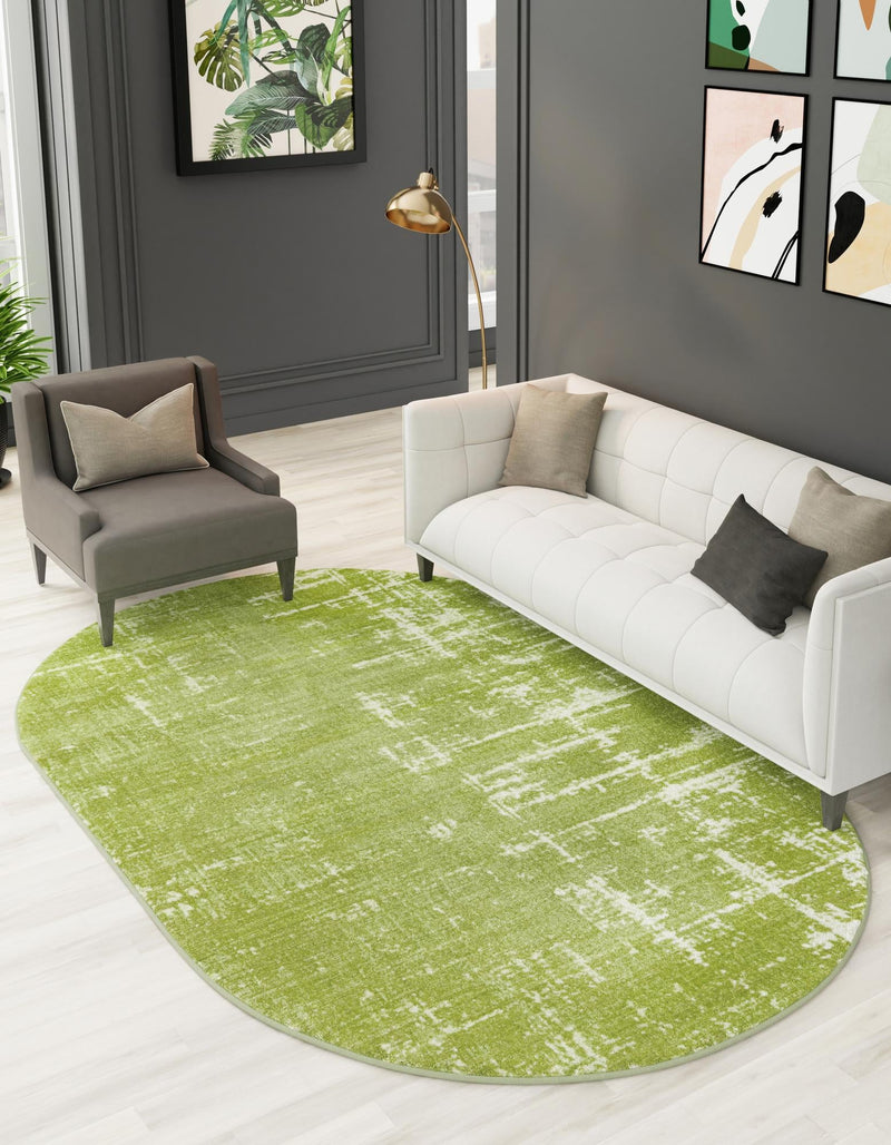 Seville Elegance Collection Area Rug -  Cadiz Oval Green  lifestyle 47
