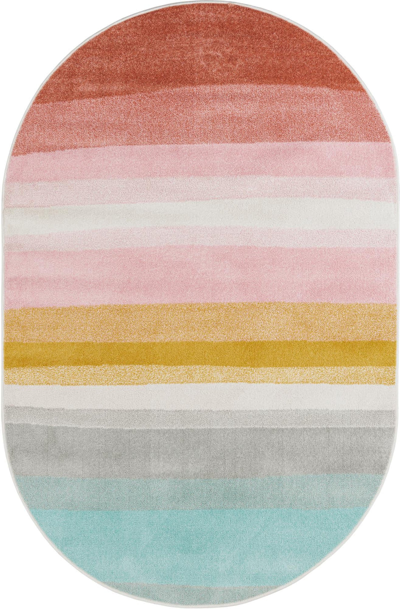 Wonder Tykes Collection Area Rug -  Dreamland Oval Multi  lifestyle 64
