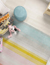Playful Patterns Collection Area Rug -  Dreamland Square Multi  lifestyle 29