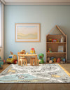 Playful Patterns Collection Area Rug -  Enigma Square Gray  lifestyle 31