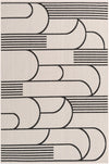 Urban Terrace Collection Area Rug -  Greenwich Rectangle White and Black  lifestyle 3