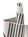 Urban Terrace Collection Area Rug -  Greenwich Rectangle White and Black  lifestyle 45