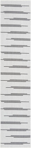 Urban Terrace Collection Area Rug -  Brooklyn Runner White and Black Main