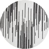 Urban Terrace Collection Area Rug -  Riverside Round Black and White Main