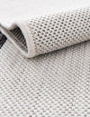 Urban Terrace Collection Area Rug -  Riverside Rectangle Black and White  lifestyle 7