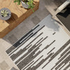 Urban Terrace Collection Area Rug -  Riverside Rectangle Black and White  lifestyle 20