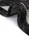 Urban Terrace Collection Area Rug -  Mercer Round Black and White  lifestyle 79