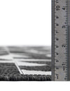 Urban Terrace Collection Area Rug -  Mercer Round Black and White  lifestyle 82