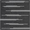 Urban Terrace Collection Area Rug -  Brooklyn Square Black and White Main