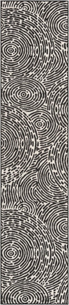 Urban Terrace Collection Area Rug -  Harlem Runner Black and White  lifestyle 85