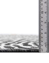 Urban Terrace Collection Area Rug -  Harlem Rectangle Black and White  lifestyle 72