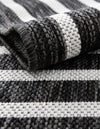 Urban Terrace Collection Area Rug -  Astoria (Black and White) Rectangle Black and White  lifestyle 4