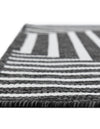 Urban Terrace Collection Area Rug -  Astoria (Black and White) Rectangle Black and White  lifestyle 5