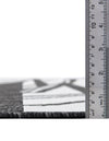 Urban Terrace Collection Area Rug -  Queens Rectangle Black and White  lifestyle 28