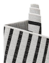 Urban Terrace Collection Area Rug -  Astoria (White and Black) Rectangle White and Black  lifestyle 19