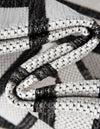 Urban Terrace Collection Area Rug -  Astoria (White and Black) Rectangle White and Black  lifestyle 20