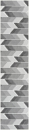 Urban Terrace Collection Area Rug -  Bronx Runner Black and White Main