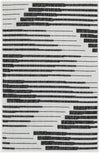 Urban Terrace Collection Area Rug -  Bronx Rectangle Black and White Main