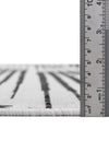 Urban Terrace Collection Area Rug -  Bronx Rectangle Black and White  lifestyle 3