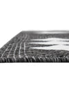 Urban Terrace Collection Area Rug -  Williamsburg Rectangle Black and White  lifestyle 6