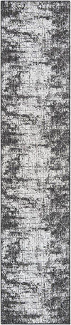 Urban Terrace Collection Area Rug -  Midtown Runner Black and White Main