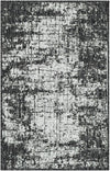 Urban Terrace Collection Area Rug -  Midtown Rectangle Black and White  lifestyle 2