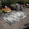 Urban Terrace Collection Area Rug -  Midtown Rectangle Black and White  lifestyle 13