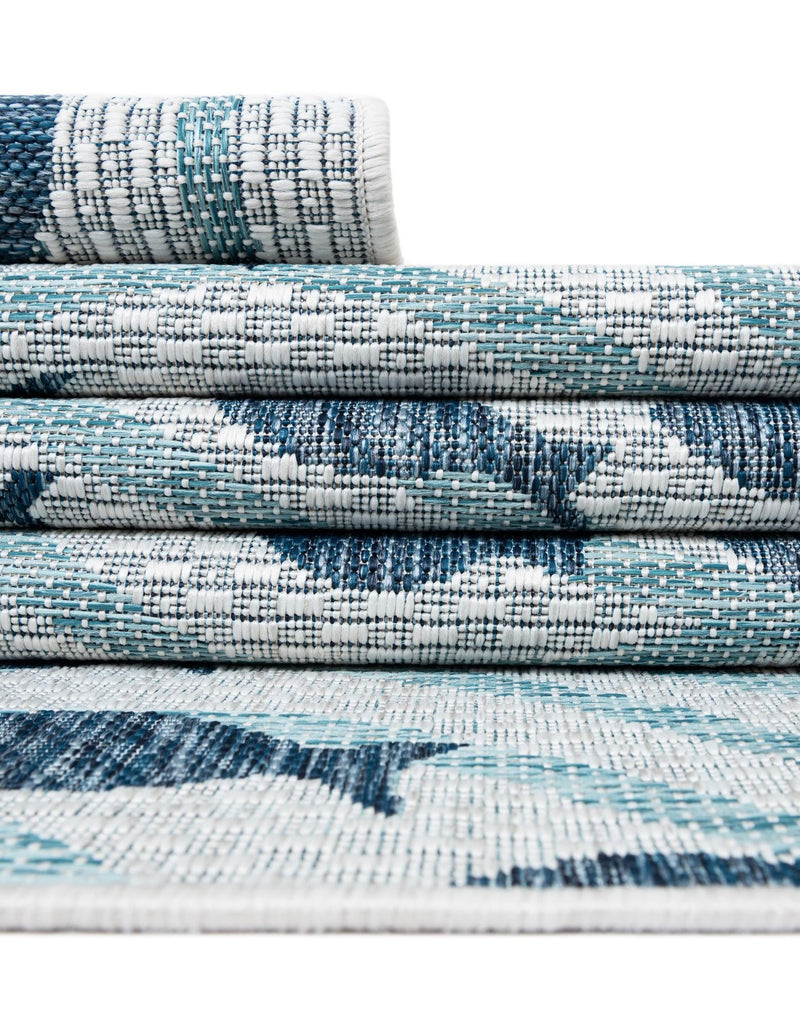Seaside Haven Rugs Collection Area Rug -  Harbor Rectangle Blue  lifestyle 37