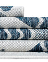 Seaside Haven Rugs Collection Area Rug -  Admiral Rectangle Navy Blue  lifestyle 85