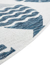 Seaside Haven Rugs Collection Area Rug -  Admiral Round Navy Blue  lifestyle 5