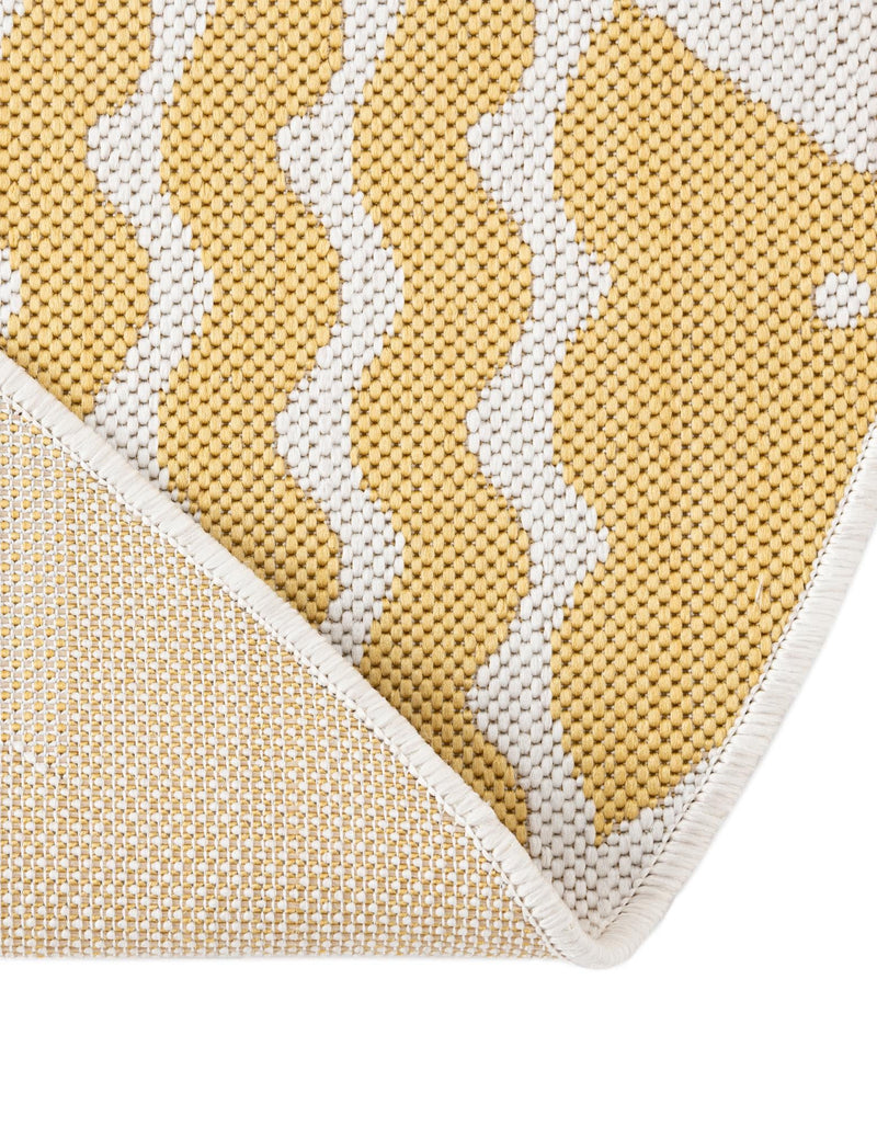 Seaside Haven Rugs Collection Area Rug -  Admiral Round Yellow  lifestyle 9