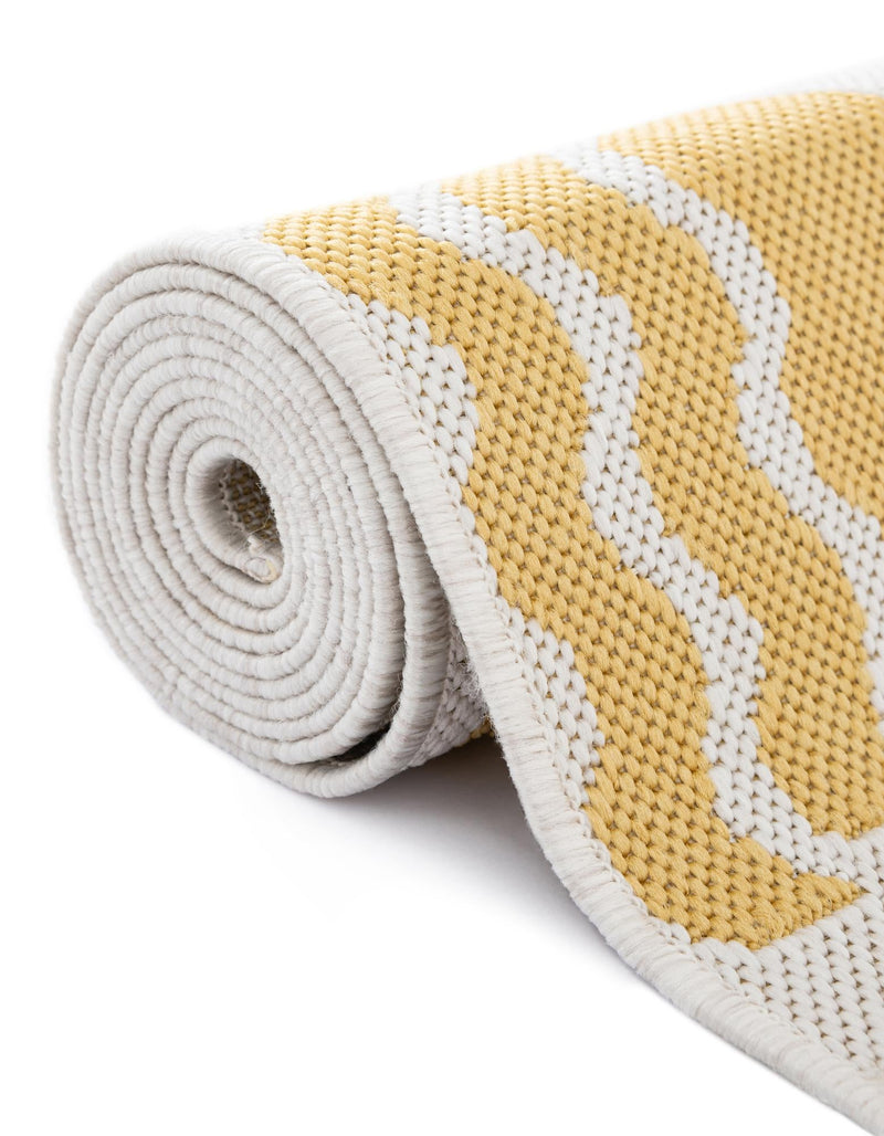 Seaside Haven Rugs Collection Area Rug -  Admiral Round Yellow  lifestyle 13