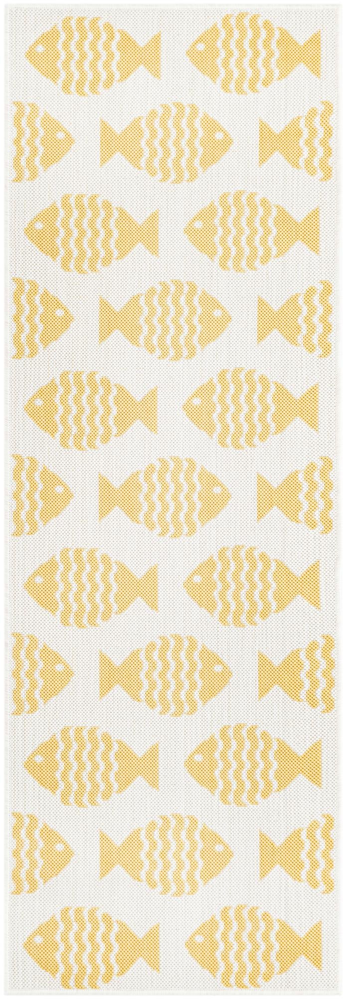 Seaside Haven Rugs Collection Area Rug -  Admiral Runner Yellow Main