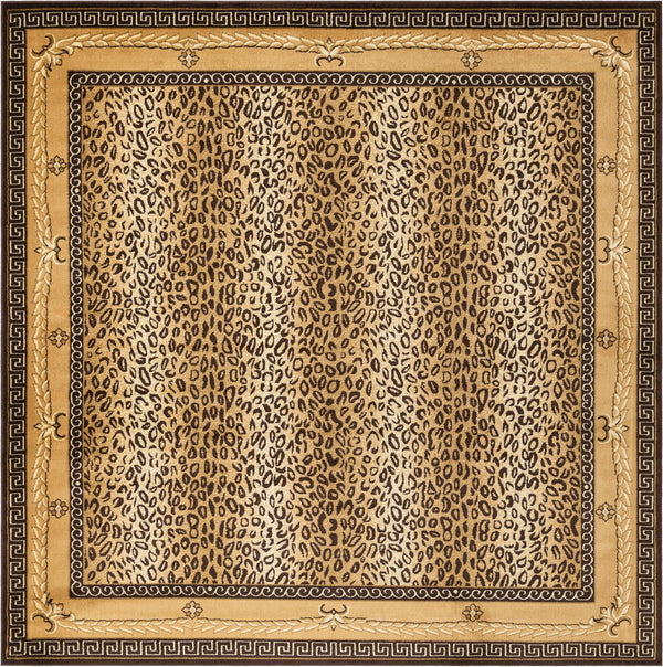 Savannah Sojourn Collection Area Rug -  Limpopo Square Brown  lifestyle 18