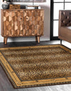 Savannah Sojourn Collection Area Rug -  Limpopo Square Brown  lifestyle 21