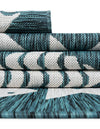 Seaside Haven Rugs Collection Area Rug -  Admiral Rectangle Turquoise  lifestyle 86