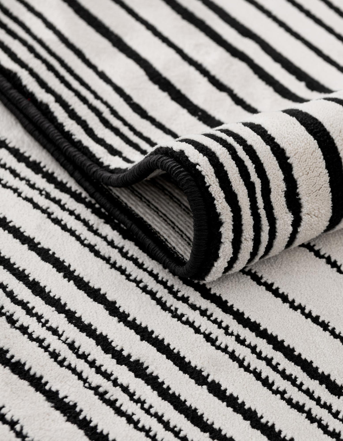 Roma Elegance Collection Area Rug - Vatican Rectangle Black and White  lifestyle 6
