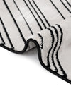 Roma Elegance Collection Area Rug - Vatican Rectangle Black and White  lifestyle 10