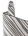 Roma Elegance Collection Area Rug - Vatican Rectangle Black and White  lifestyle 11