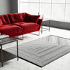 Roma Elegance Collection Area Rug - Vatican Rectangle Black and White  lifestyle 16