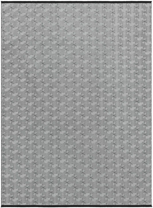 Roma Elegance Collection Area Rug -  Colosseo Rectangle Black and White Main